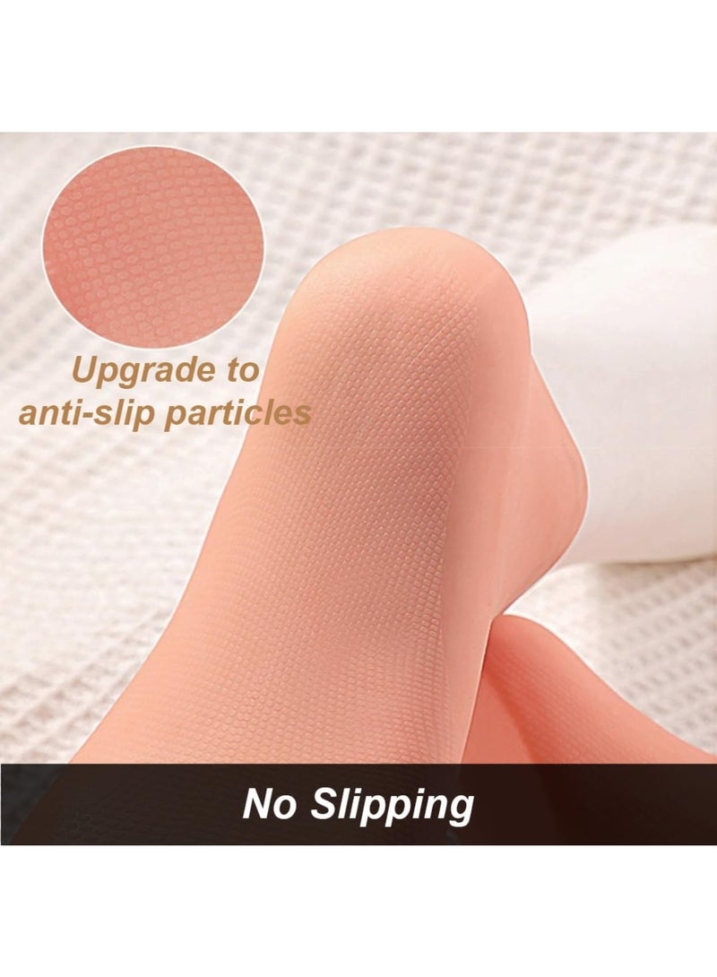 2 Pairs Silicone Socks for Dry Cracked Feet - Silicone Moisturizing Socks for Women - Foot Care Silicone Socks - Spa Gel Socks Foot Care After Pedicure - Image 5